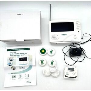 Smart Caregiver 433-CMU Monitor System + 433-MS Motion Sensor & 3 Call Buttons